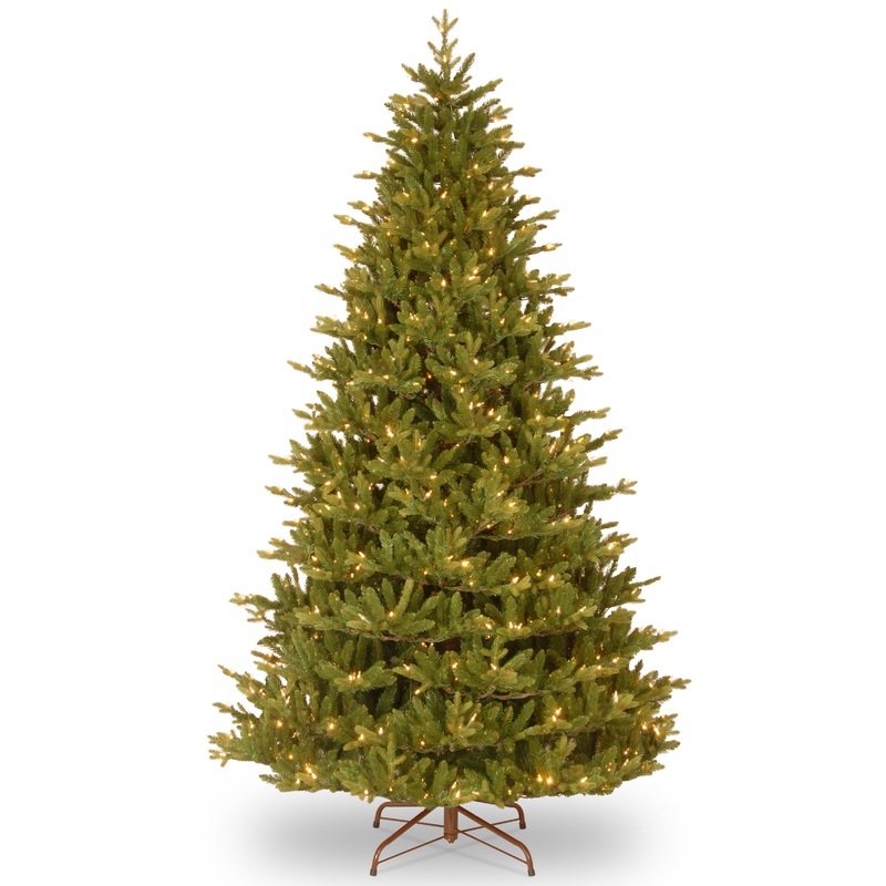 7.5 ft. Pre-Lit Woodard Fir Tree with PowerConnect Dual Color LED Lights
