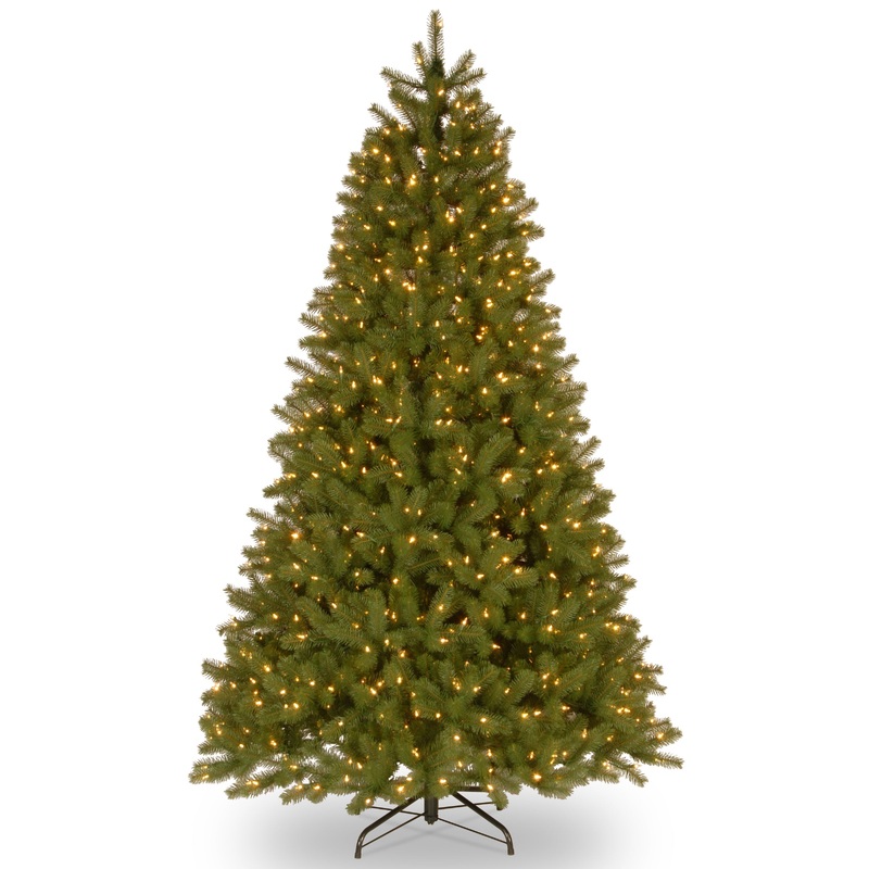 9 ft. Pre-Lit Downswept Douglas Fir Tree with PowerConnect Dual Color LED Lights