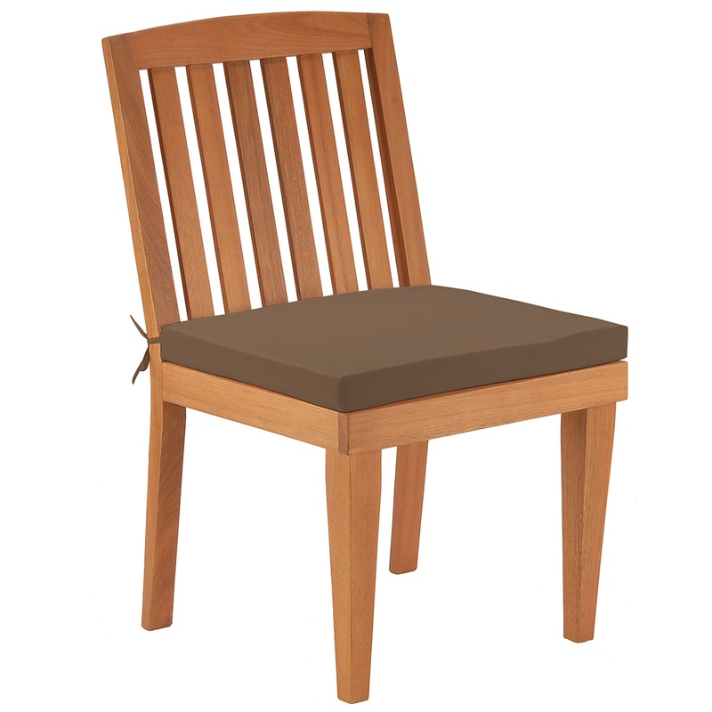 Eucalyptus Grandis Wood Dining Chair, Chocolate