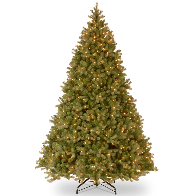 10 ft. Pre-Lit Downswept Douglas Fir Tree with Dual Color LED Lights, Plug-In