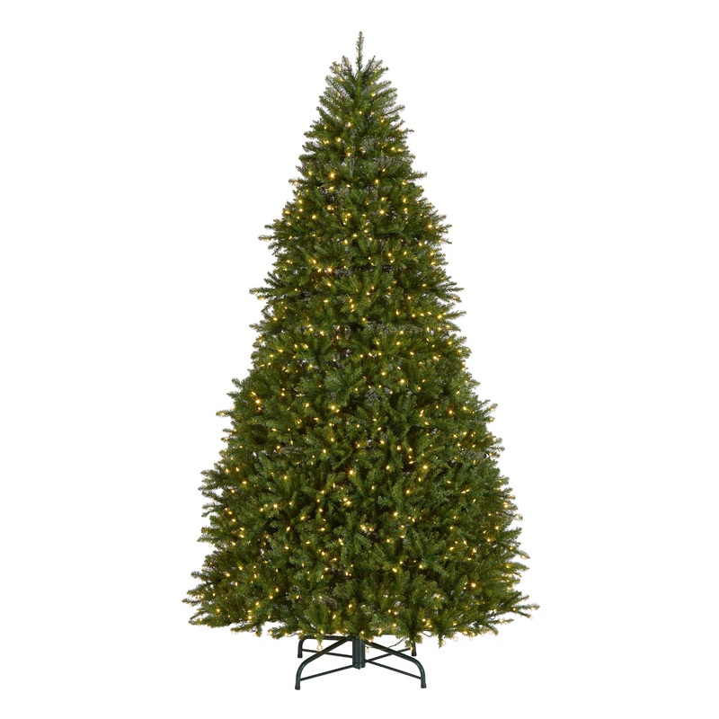 10 ft. Pre-Lit Dunhill Fir Tree with Dual Color LED Lights