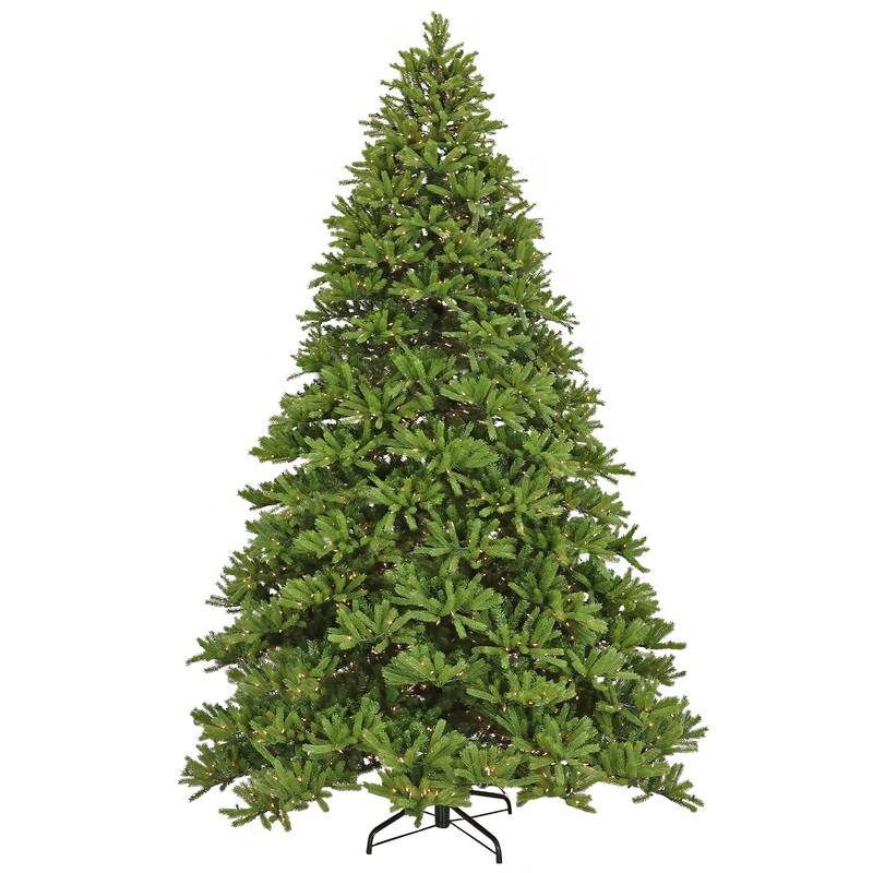 12ft. Pre-Lit Jersey Fraser Fir Hinged Tree with Clear Lights