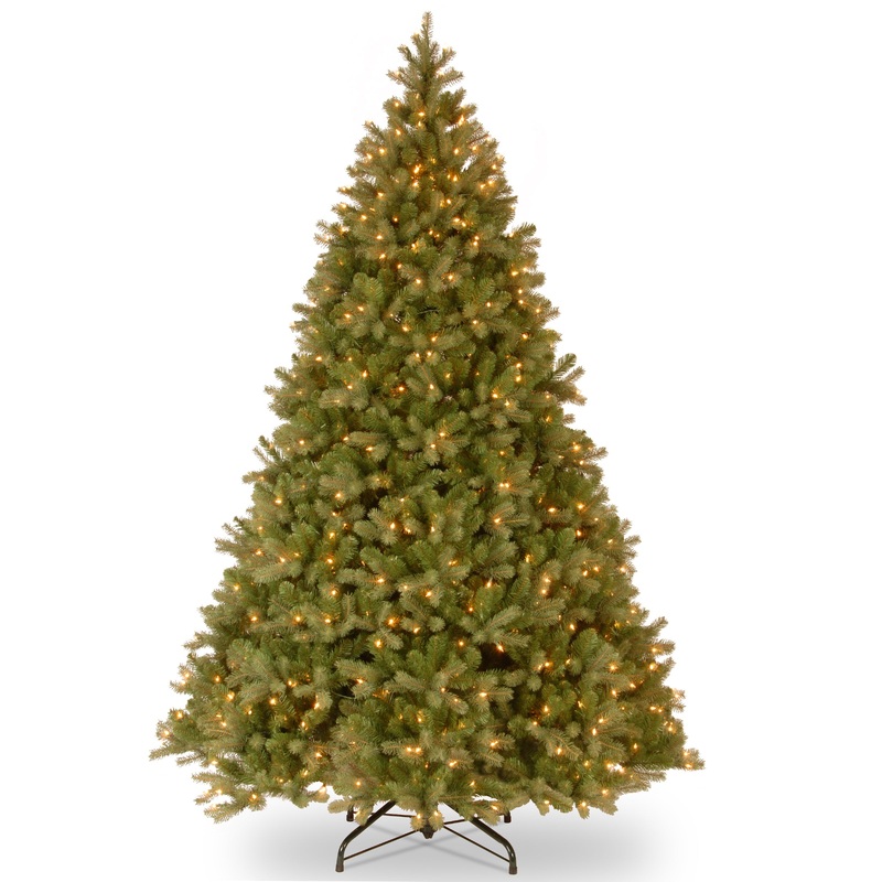9ft. Pre-Lit Downswept Douglas Fir Tree with Clear Lights