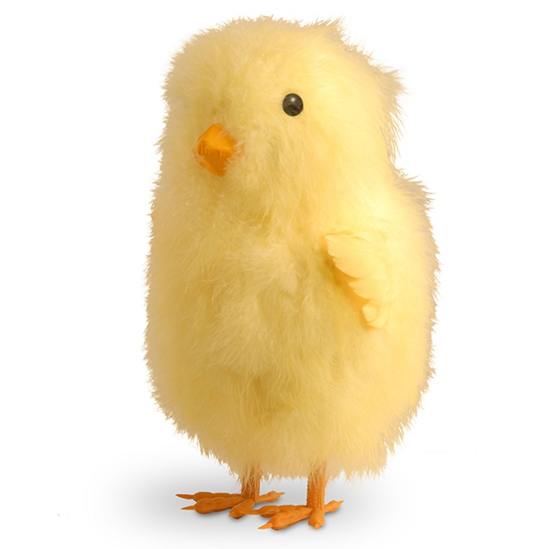 13 in. Yellow Easter Chick Table Decoration