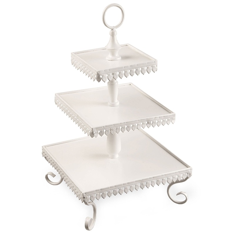 21 in. Three Tier Serving Rack