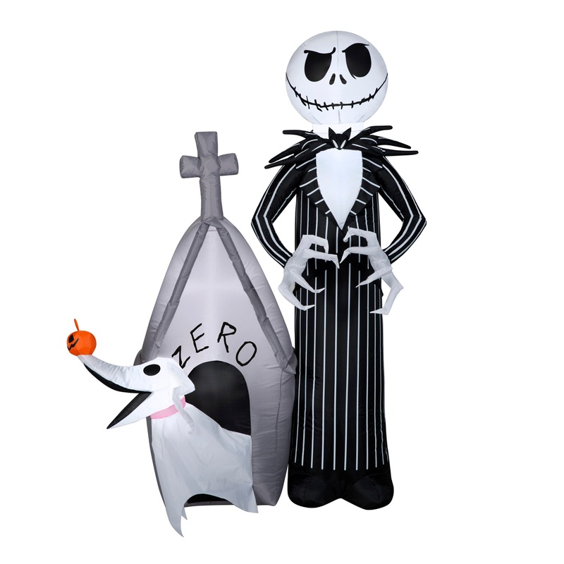 5 ft. Halloween Jack Skellington and Zero Decoration
