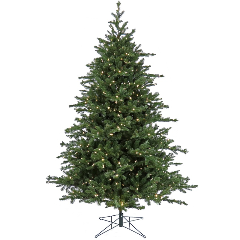 9 ft. Pre-Lit Douglas Fir Tree with Warm White LED Lights