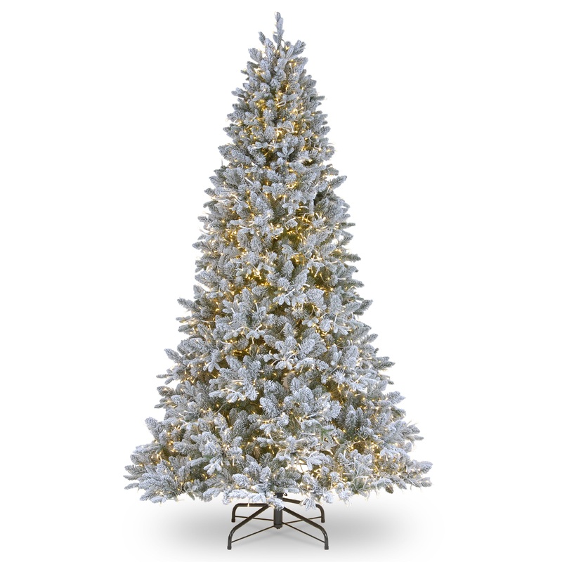 9 ft. Pre-Lit Iceland Fir Tree with Dual Color LED Cosmic Lights