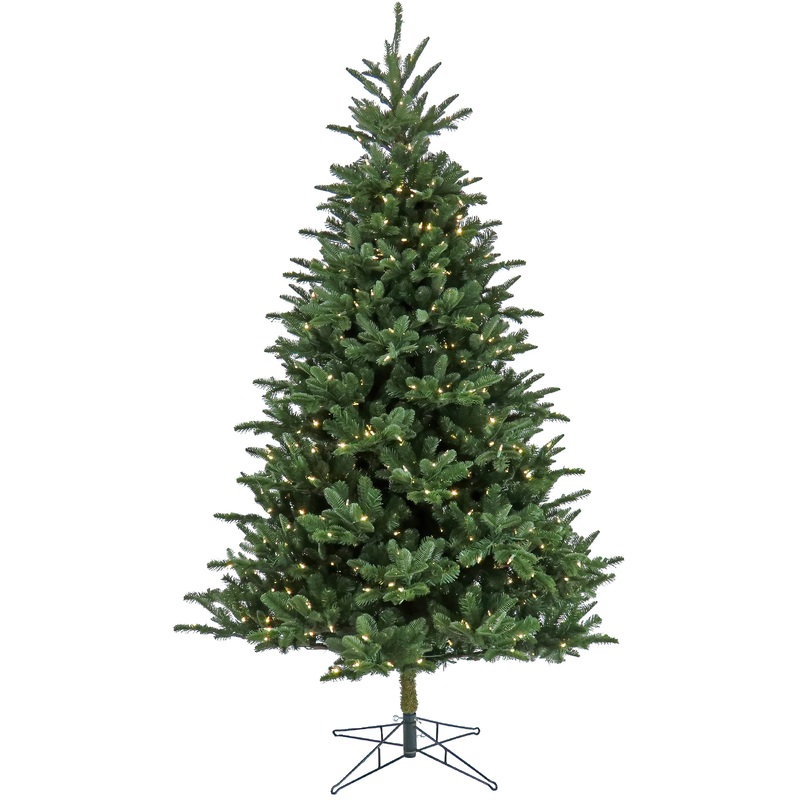 9 ft. Pre-Lit Norway Spruce Tree with Warm White LED Lights