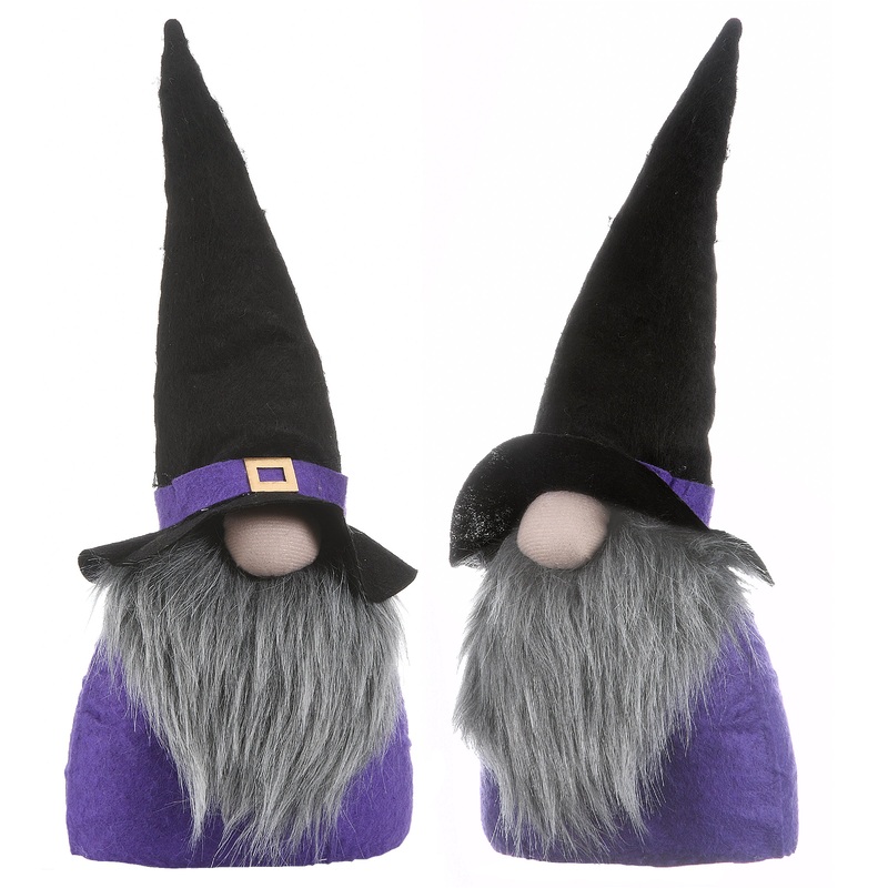 12 in. 2-Pack Halloween Cloth Gnomes