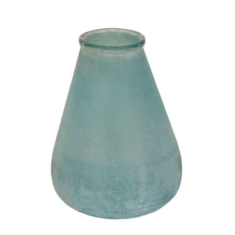 13 in. HGTV Home Collection Buried Vase, Turquoise
