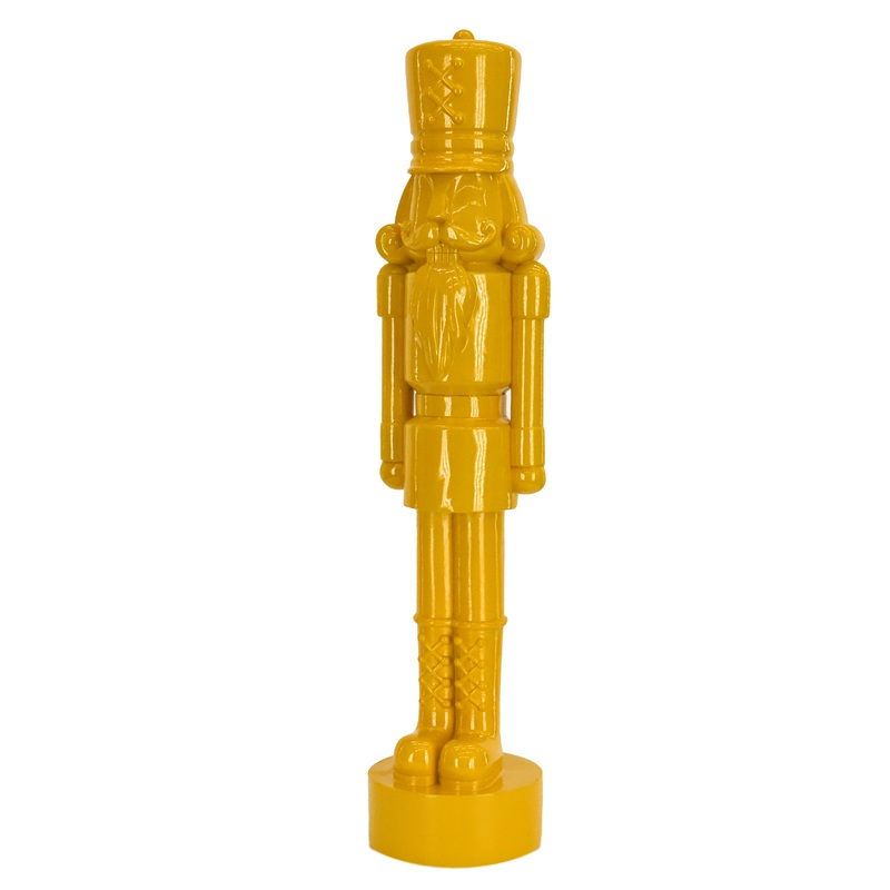 18 in. HGTV Home Collection Nutcracker Christmas Decor, Yellow