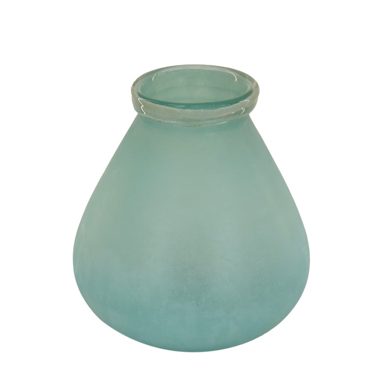 9 in. HGTV Home Collection Buried Vase, Turquoise