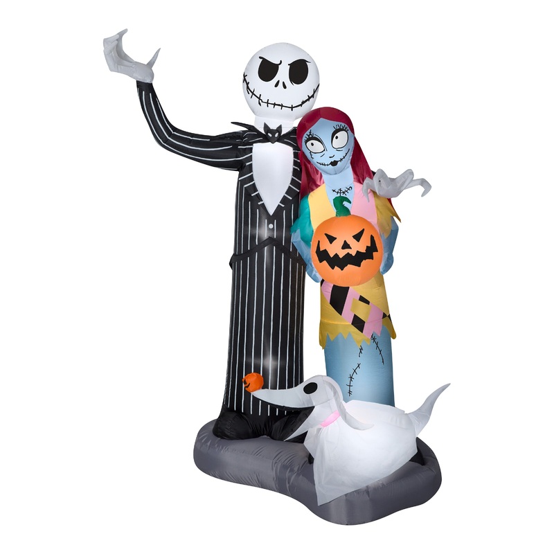 6 ft. Halloween Jack Skellington and Friends Inflatable Decoration