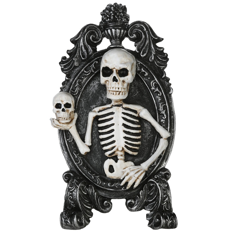 10 in. Halloween Skeleton Portrait Decoration