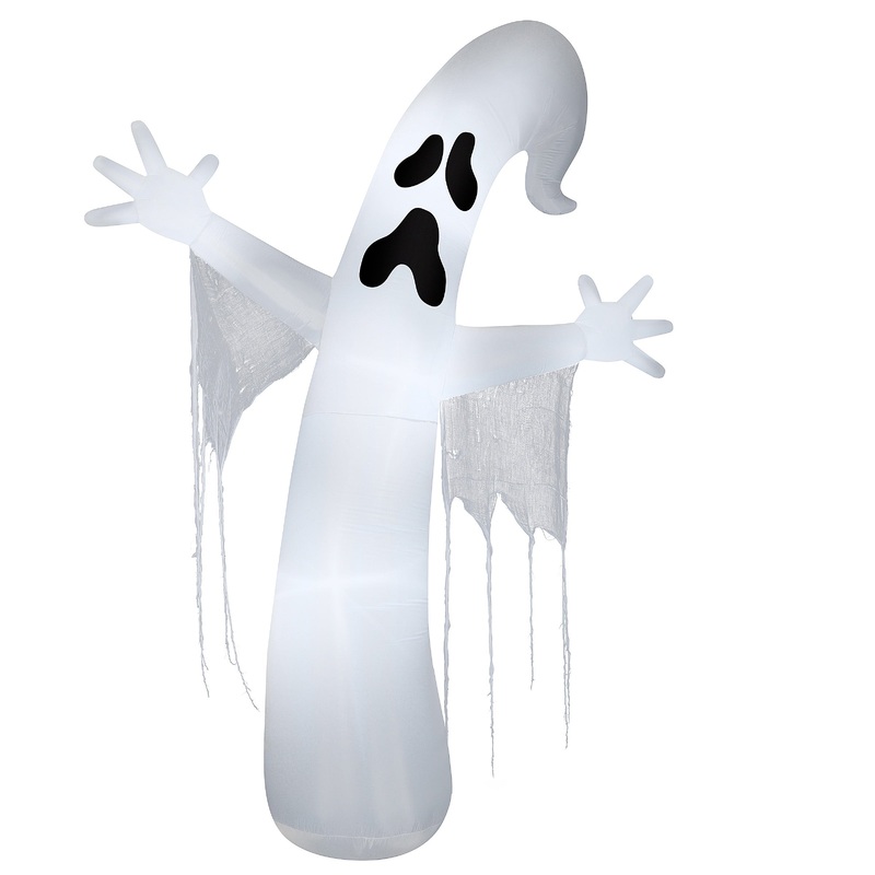 12 ft. Halloween Giant Ghost Inflatable Decoration with  LED Lights