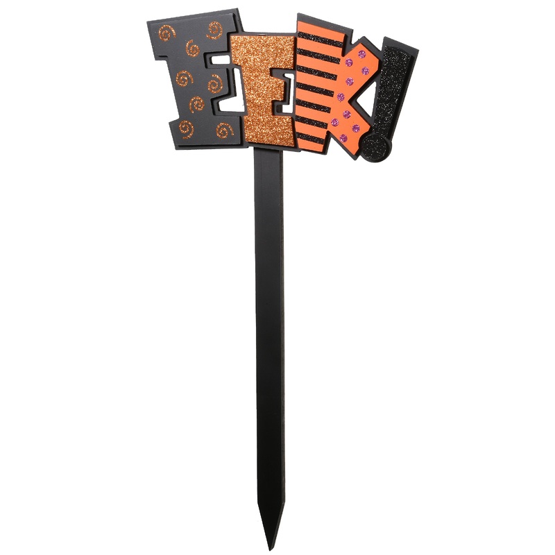 18 in. Halloween EEK Garden Stake Outdoor Decoration