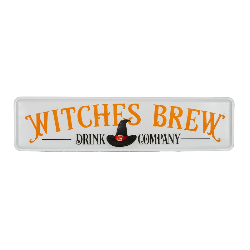 31 in. Halloween Witches Brew Drink Company Hanging Wall Decoration
