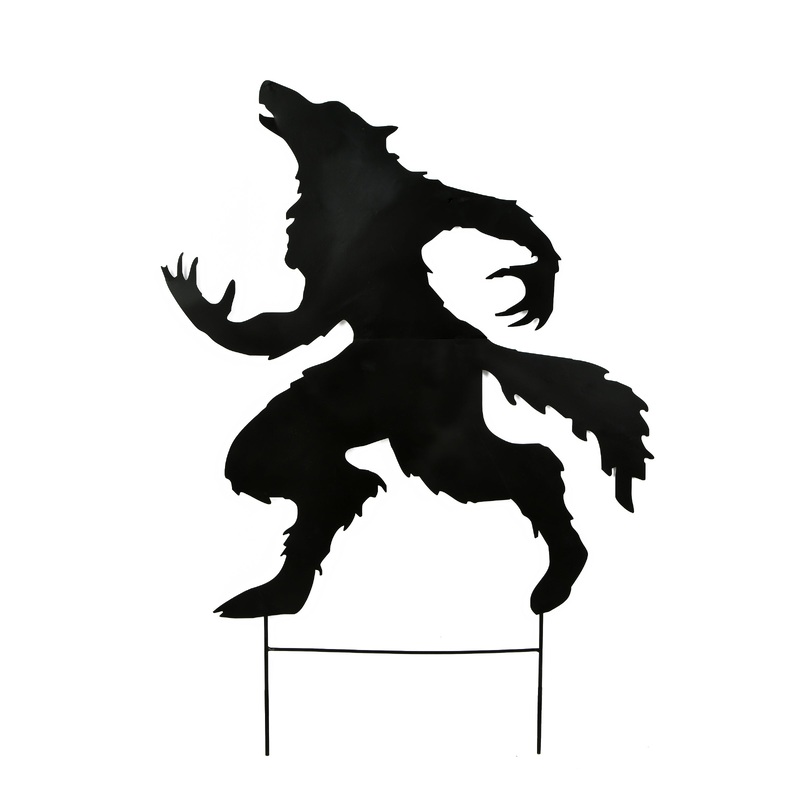 38 in. Halloween Werewolf Garden Stakes Outdoor Lawn Decoration