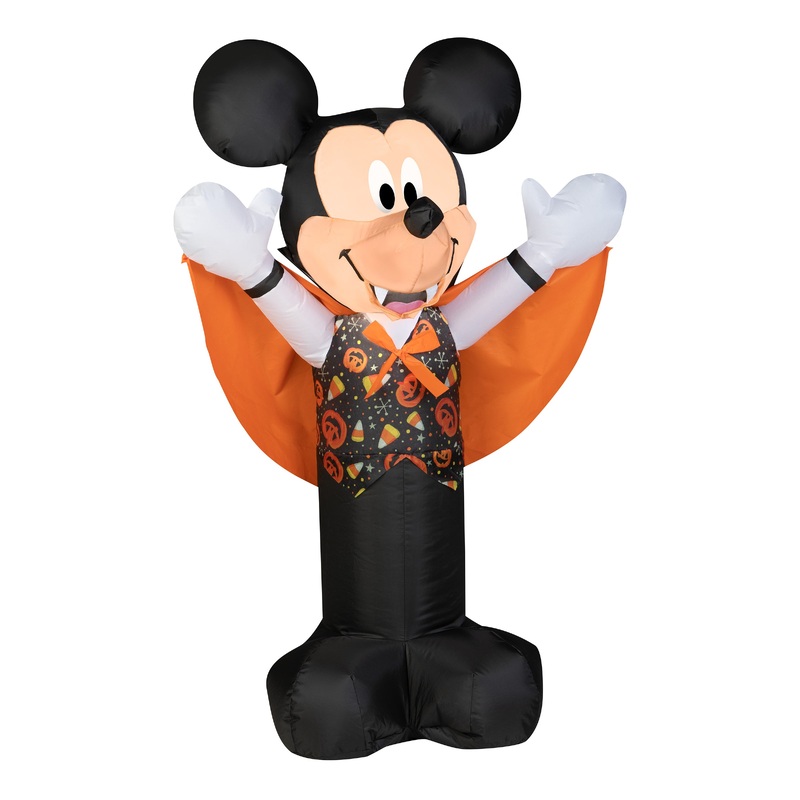 42 in. Halloween Vampire Mickey Mouse Inflatable Decoration, Plug-In