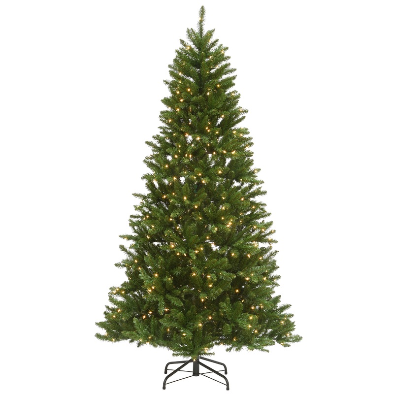9 ft. Pre-Lit Peyton Spruce Tree with Clear Lights