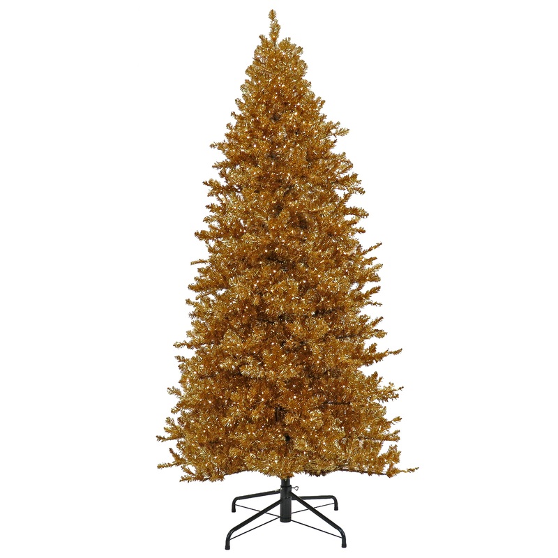 10 ft. Pre-Lit Christmas True Gold Tree, Plug-In