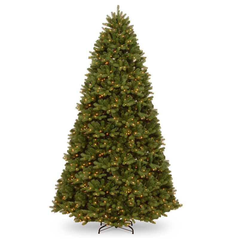 9 ft. Pre-Lit Newberry Spruce Tree with PowerConnect Dual Color LED Lights, Plug-In