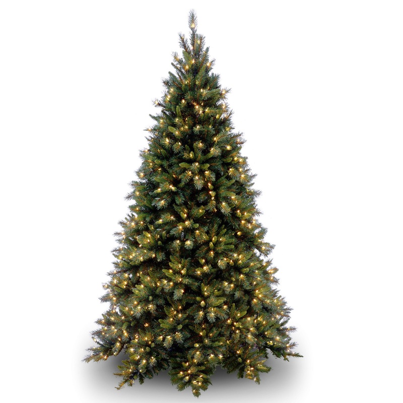 9 ft. Pre-Lit Tiffany Fir Medium Tree with Clear Lights