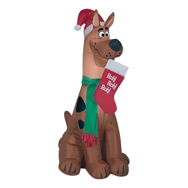 3.5 ft. Inflatable Scooby Doo  with LED Lights, Plug-In