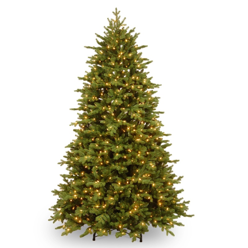 9 ft. Pre-Lit Princeton Deluxe Fraser Fir Tree with PowerConnect Dual Color LED Lights, Plug-In