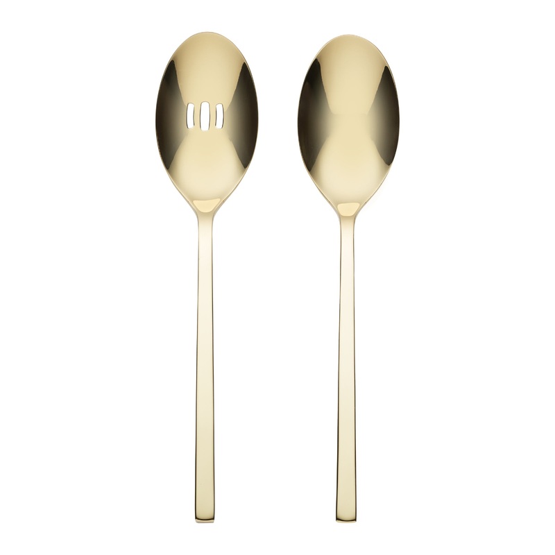 Allay Champagne 2 Piece Serving Spoons