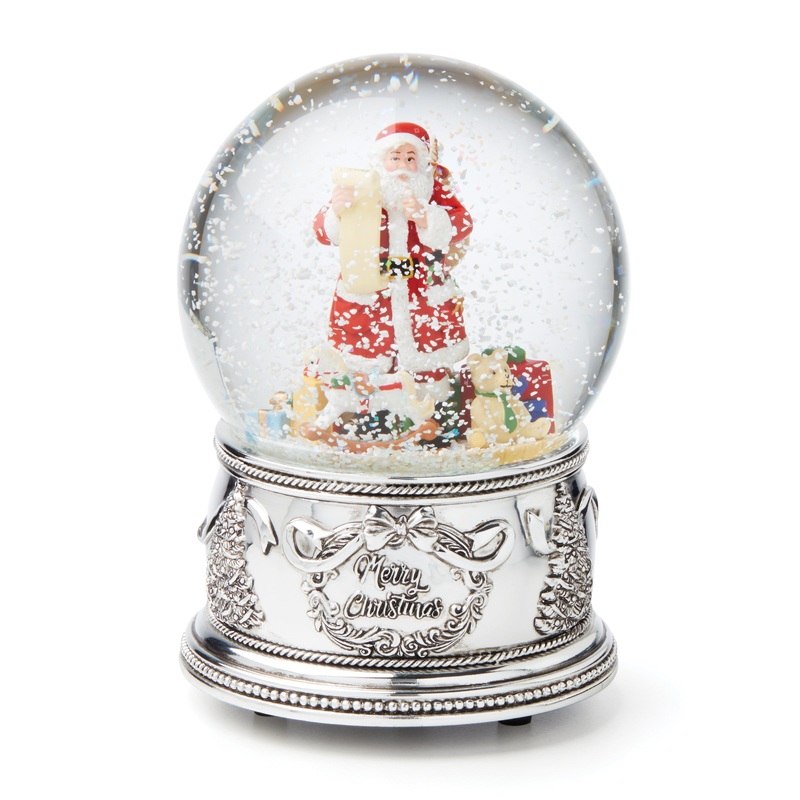 Winter Traditions Santa Snow Globe