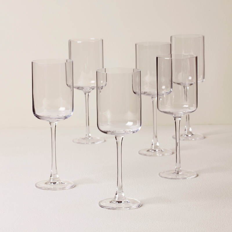 Tuscany Classics Straight White Wine Glasses - Set Of 6