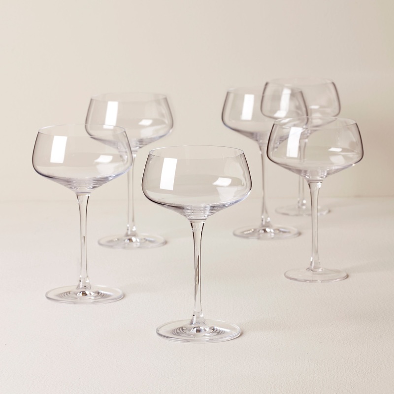 Tuscany Classics Angled Coupe Glasses - Set Of 6