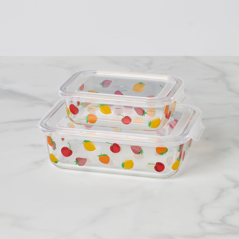Tutti Fruity 4-Piece Serve & Store Dish Set