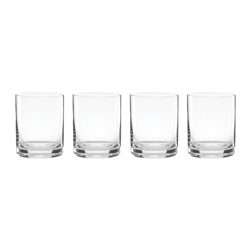 5 O'Clock Double Old Fashion Glasses - Set Of 4