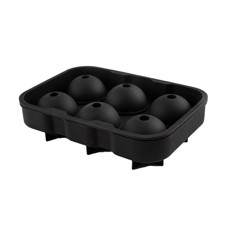Black Round Silicone Ice Mold