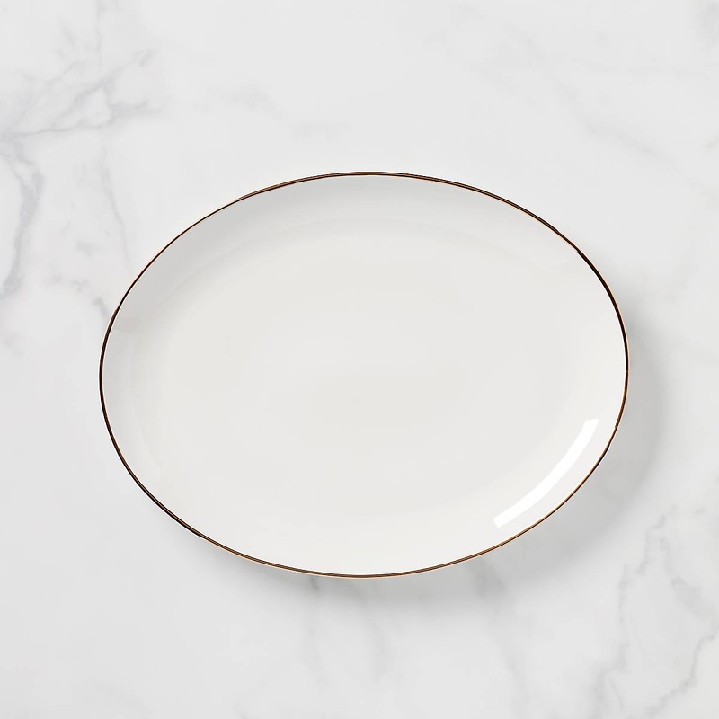 Trianna White Serving Platter