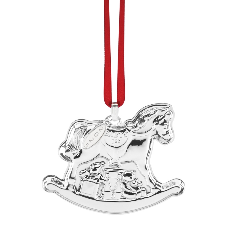 2025 Baby's 1st Rocking Horse Sterling Silver Ornament