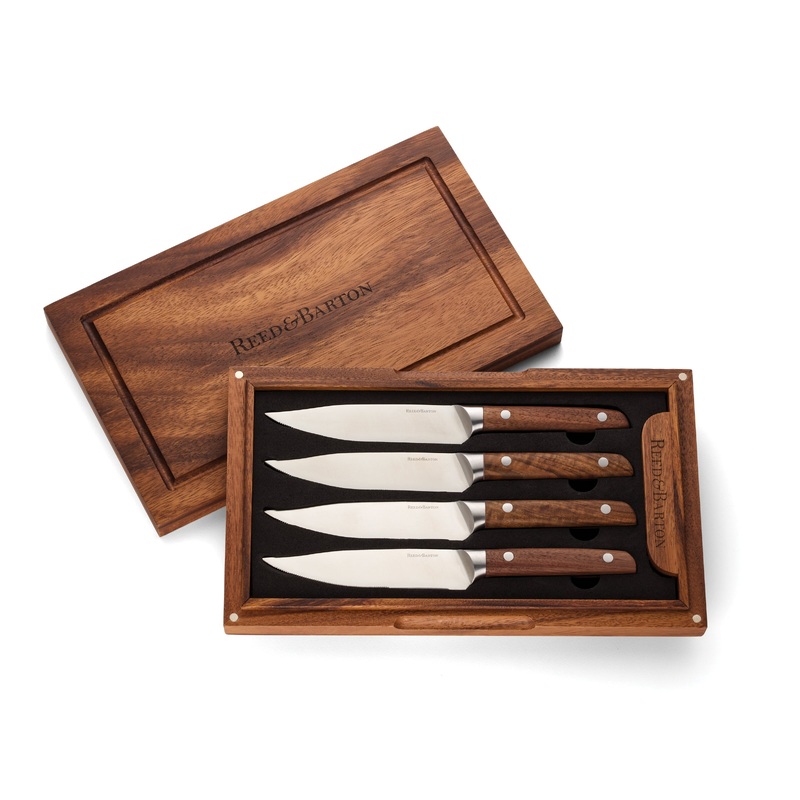 Asher 5 Piece Steak Knife Set With Storage Box