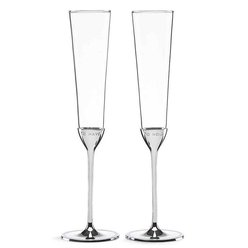Take The Cake 2-Piece Champagne Flute Set