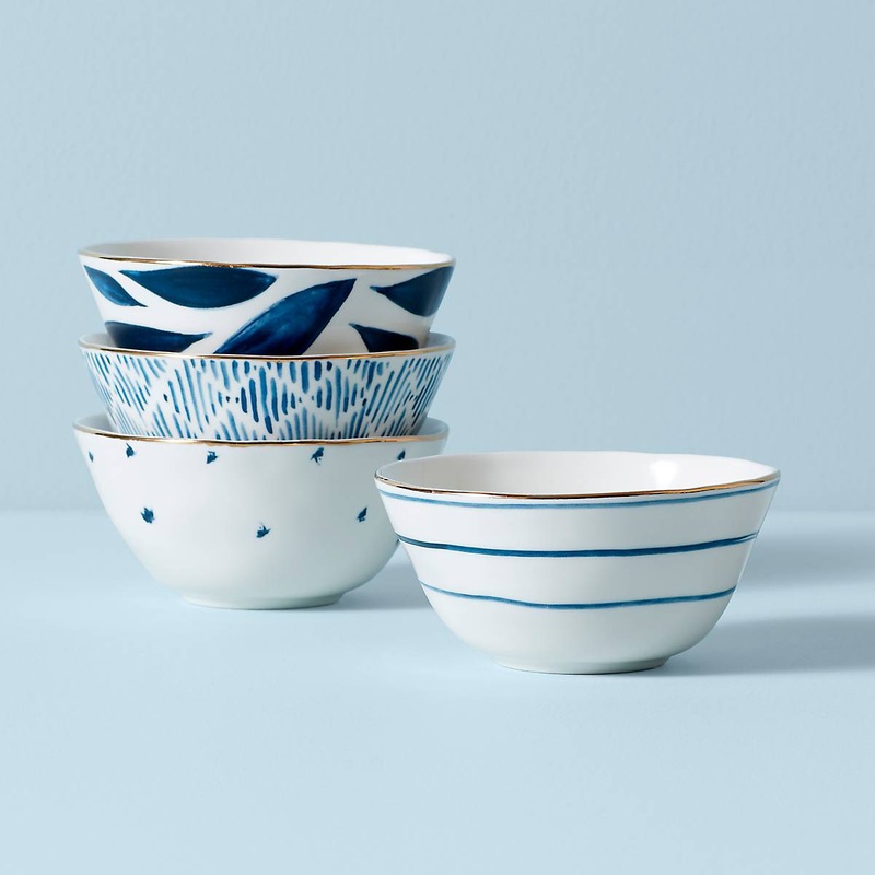 Blue Bay Dessert Bowls - Set of 4