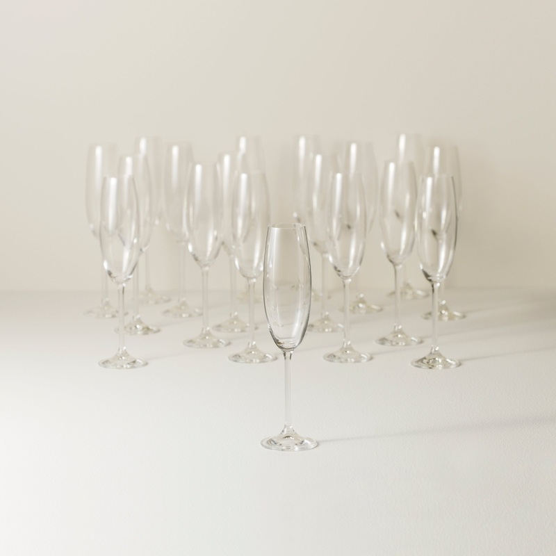 Tuscany Classics Champagne Flute Glasses - Set Of 18