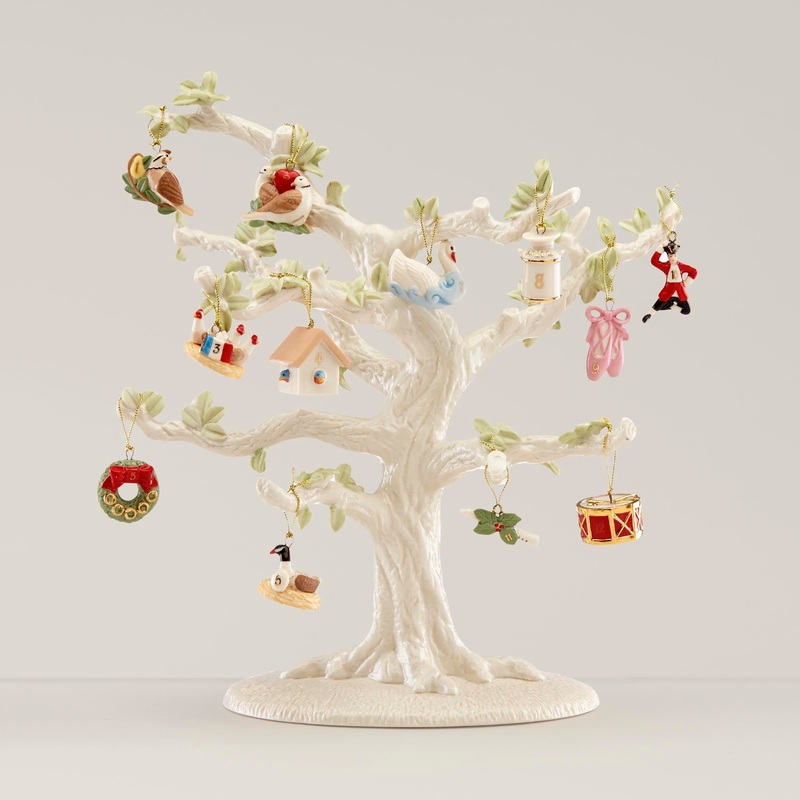 Twelve Days Of Christmas 13-Piece Ornament & Tree Set