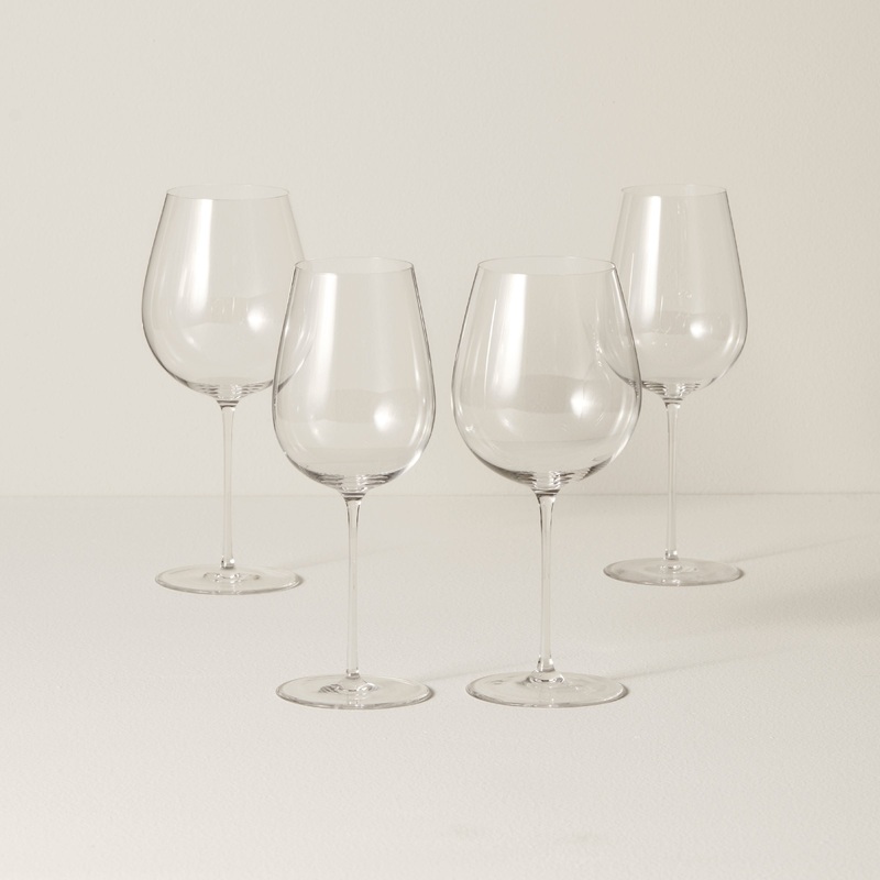 Tuscany Signature Series Warm & Cool Region Wine Glasses - Set of 4