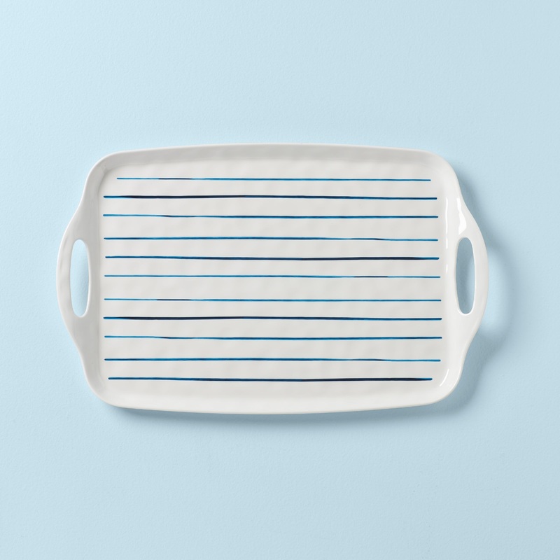 Blue Bay Melamine Handled Platter
