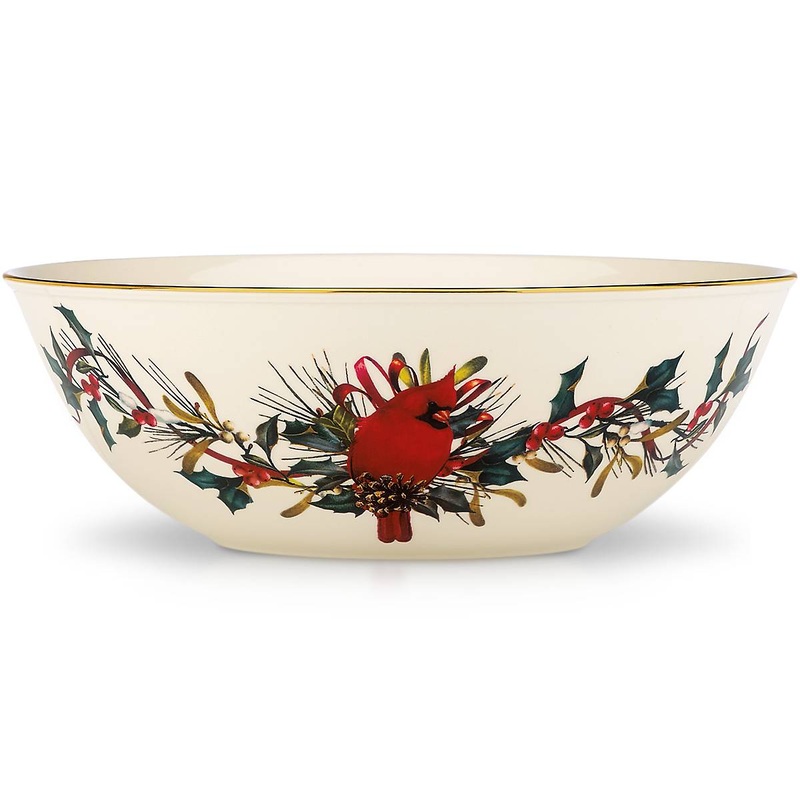 Winter Greetings Serving Bowl