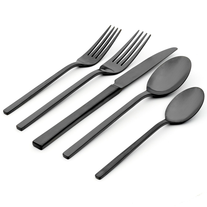 Allay Midnight 20 Piece Flatware Set