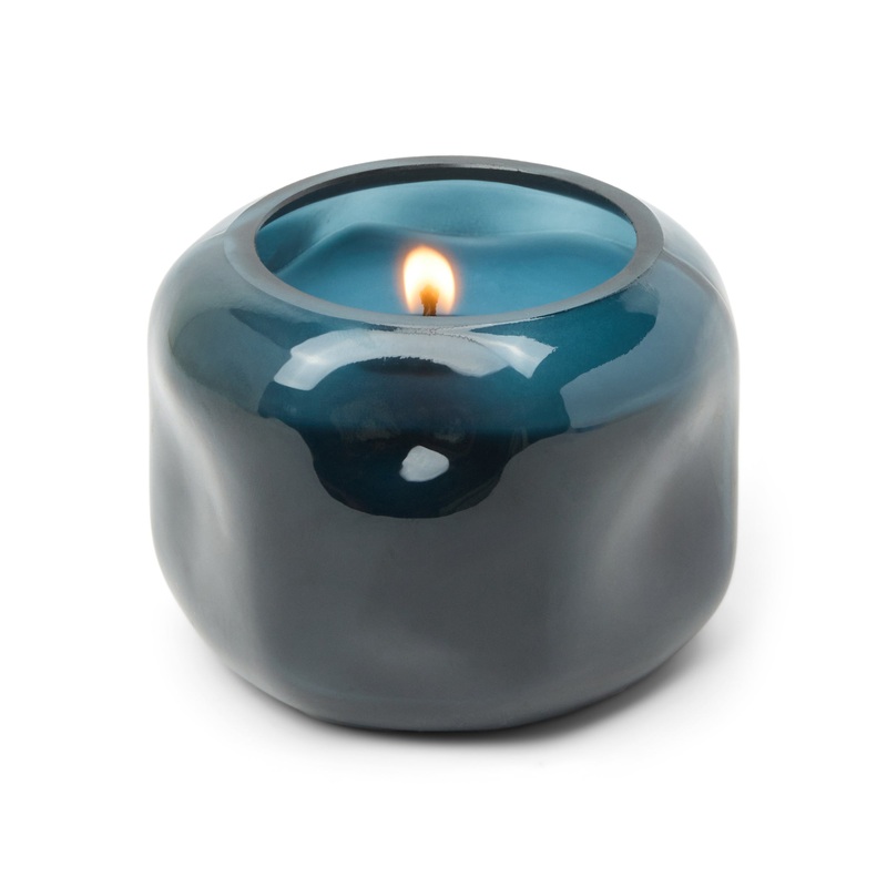 Basalt 5-oz Soy Wax Candle, Rosewater & Santal