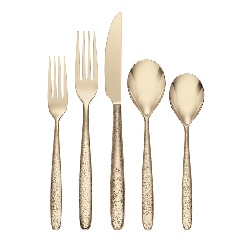 Storm Champagne 20 Piece Flatware Set